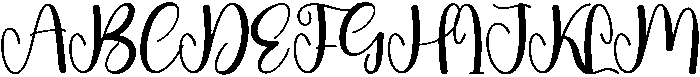 Brighton Regular otf (400) Font UPPERCASE
