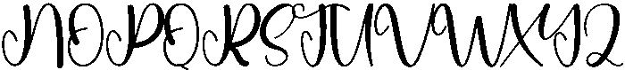 Brighton Regular otf (400) Font UPPERCASE