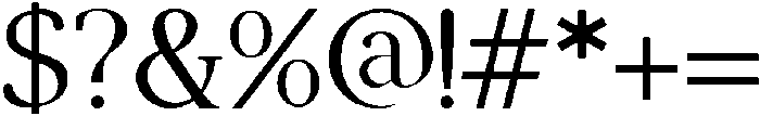 Brighton Regular otf (400) Font OTHER CHARS
