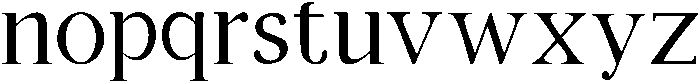 Brighton Regular otf (400) Font LOWERCASE