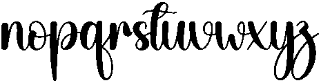 Brighton Regular otf (400) Font LOWERCASE