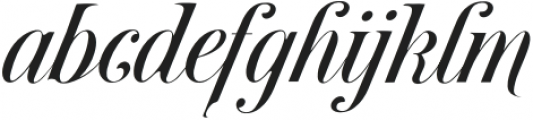 Brightooms-Italic otf (400) Font LOWERCASE
