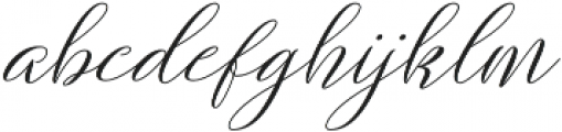 Brightshine Script Typeface otf (400) Font LOWERCASE