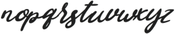 Brightside-Italic otf (400) Font LOWERCASE