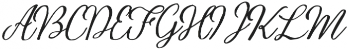 Brightside Typeface otf (400) Font UPPERCASE