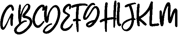 Brightside otf (400) Font UPPERCASE