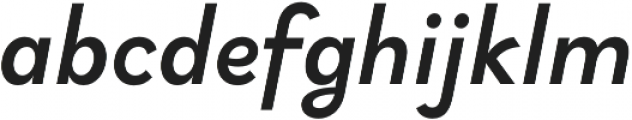 Brightwell Medium Italic otf (500) Font LOWERCASE
