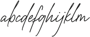 Brigitha Signature otf (400) Font LOWERCASE