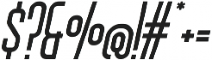 Brigmore Regular Oblique otf (400) Font OTHER CHARS