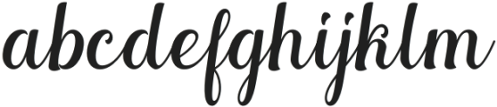 Brigtham Regular otf (400) Font LOWERCASE