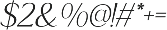 Brikey Moura Italic otf (400) Font OTHER CHARS