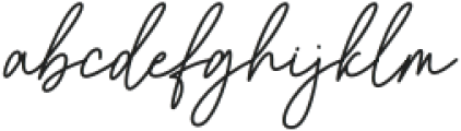 Brilanys Signature otf (400) Font LOWERCASE