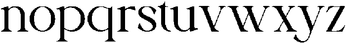 Brilega Fadone otf (400) Font LOWERCASE