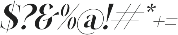 Brilge Relfast Italic otf (400) Font OTHER CHARS