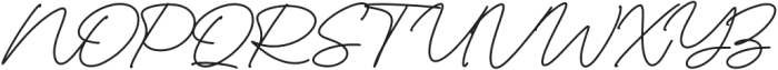 Brilian Signature Regular otf (400) Font UPPERCASE
