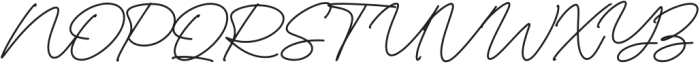 Brilian Signature Regular ttf (400) Font UPPERCASE
