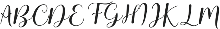 Briliana-Italic otf (400) Font UPPERCASE