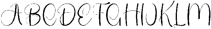 Briliant Calligraph Regular otf (400) Font UPPERCASE
