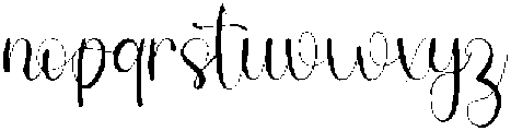 Briliant Calligraph Regular otf (400) Font LOWERCASE