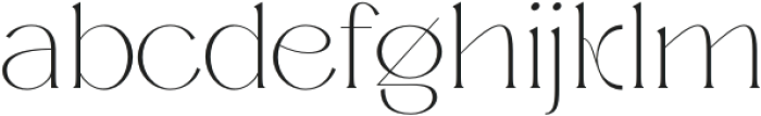 Briliond Extralight otf (200) Font LOWERCASE