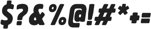 Brilk ExtraBlack Italic otf (900) Font OTHER CHARS