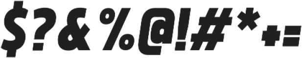 Brilk Sans ExtraBlack Italic otf (900) Font OTHER CHARS