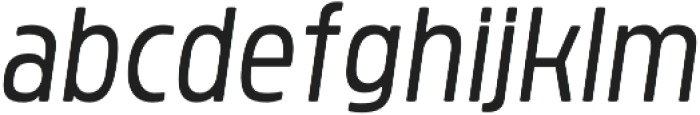 Brilk SemiLight Italic otf (300) Font LOWERCASE