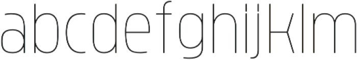 Brilk Thin otf (100) Font LOWERCASE