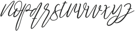 Brillian Signature Regular otf (400) Font LOWERCASE