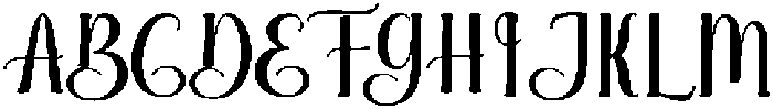 Brilliant Bold Regular otf (700) Font UPPERCASE