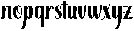 Brilliant Bold Regular otf (700) Font LOWERCASE