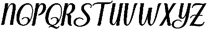 Brilliant Bold Slant 8 Regular otf (700) Font UPPERCASE