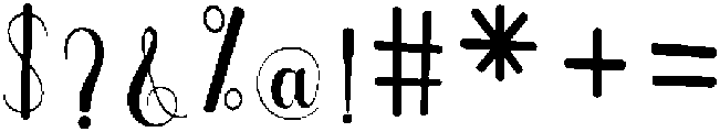 Brilliant Condensed Regular otf (400) Font OTHER CHARS