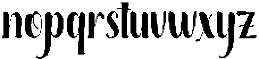 Brilliant Condensed Regular otf (400) Font LOWERCASE