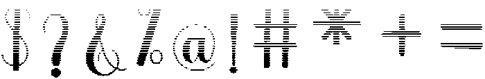 Brilliant Hatching Bold Regular otf (700) Font OTHER CHARS