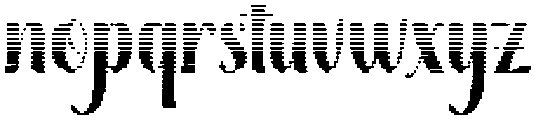 Brilliant Hatching Bold Regular otf (700) Font LOWERCASE