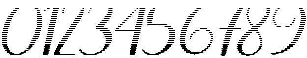 Brilliant Hatching Bold Slant Regular otf (700) Font OTHER CHARS