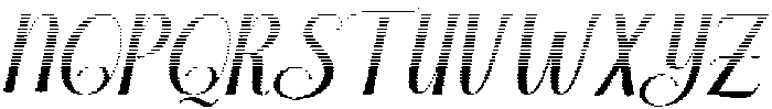 Brilliant Hatching Bold Slant Regular otf (700) Font UPPERCASE
