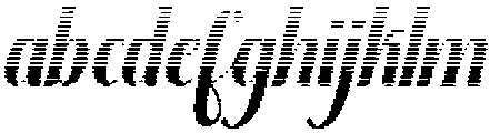 Brilliant Hatching Bold Slant Regular otf (700) FONT