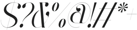 Brilliant Heavens Light Italic otf (300) Font OTHER CHARS