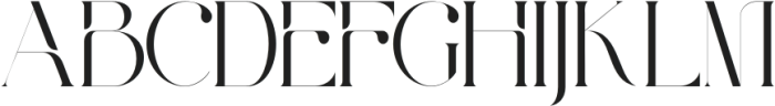 Brilliant Heavens Light otf (300) Font UPPERCASE