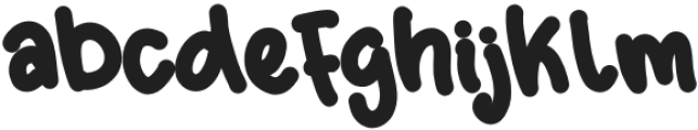 Brilliant Kids Regular otf (400) Font LOWERCASE