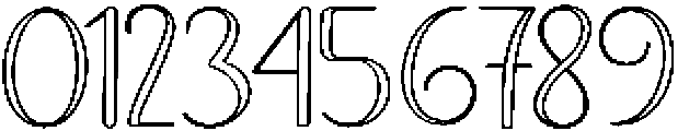 Brilliant Outline Bold Regular otf (700) Font OTHER CHARS