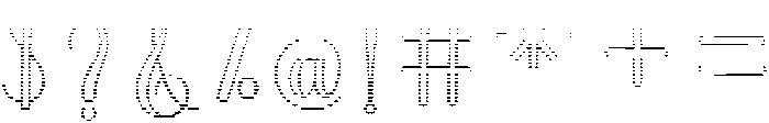 Brilliant Outline Hatching  Regular otf (400) Font OTHER CHARS