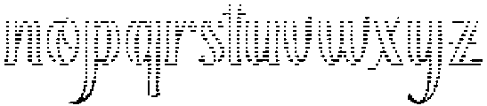 Brilliant Outline Hatching  Regular otf (400) Font LOWERCASE
