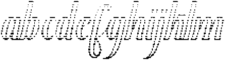 Brilliant Outline Hatching Slant Regular otf (400) FONT