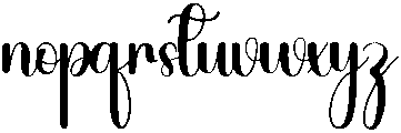 Brilliant Regular otf (400) Font LOWERCASE