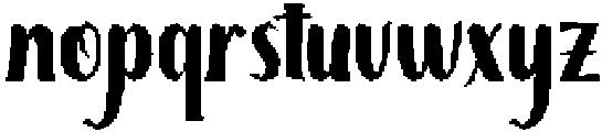 Brilliant Sambo Bold Regular otf (700) Font LOWERCASE