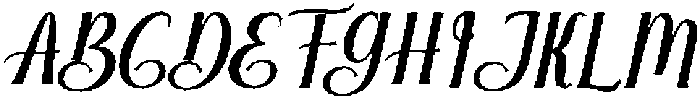 Brilliant Sambo Bold Slant Regular otf (700) Font UPPERCASE