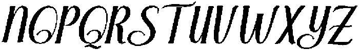 Brilliant Sambo Bold Slant Regular otf (700) Font UPPERCASE